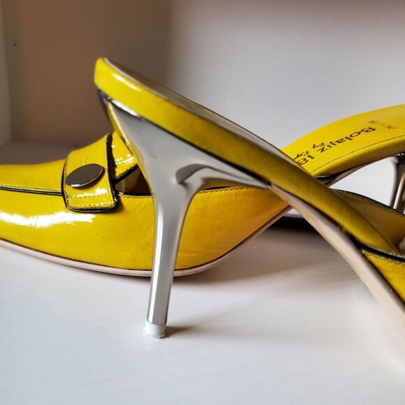 Vero Guoio Patent Leather Shoe Wedge. Size 38 ½ - Picture 12 of 12